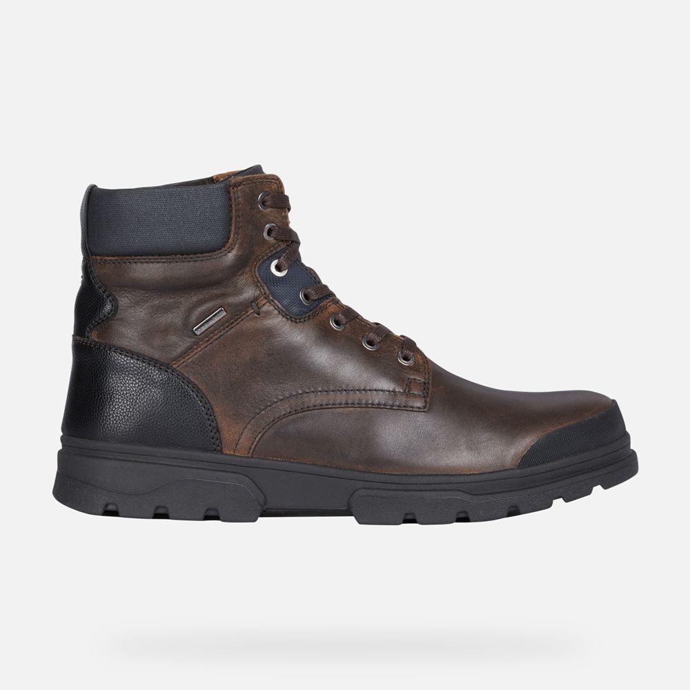 Botas Geox Homem Marrom - U Clintfordb Abx - JYDSO0427